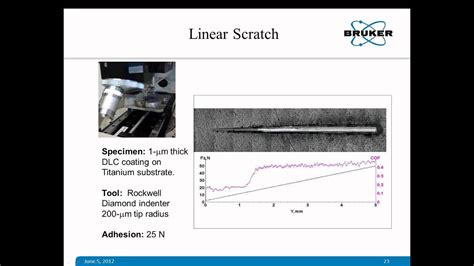 scratch test tribology|Determination of wear of surfaces by scratch testing .